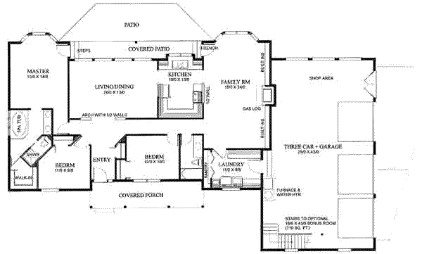 main floor house blueprint