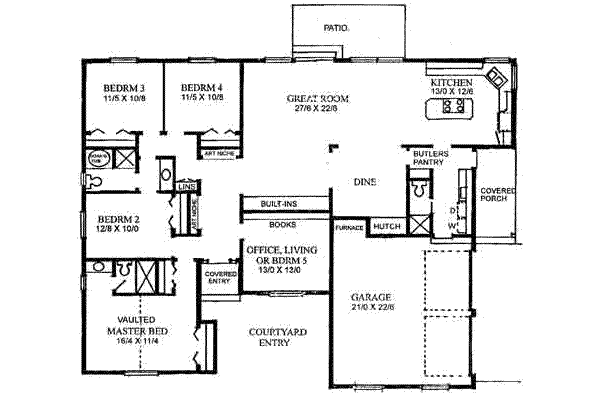 main floor house blueprint
