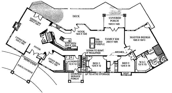 main floor house blueprint