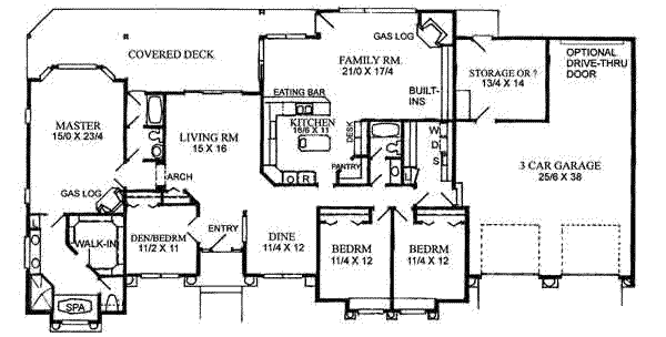 main floor house blueprint