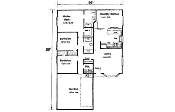 main floor house blueprint