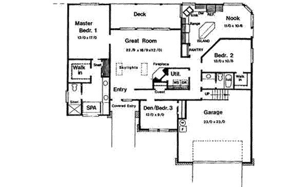 main floor house blueprint