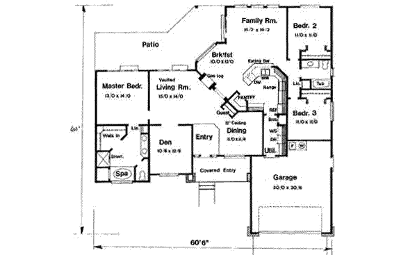 main floor house blueprint
