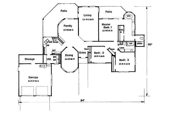 main floor house blueprint