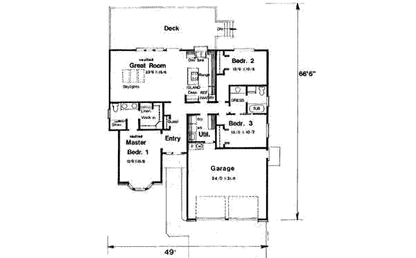 main floor house blueprint