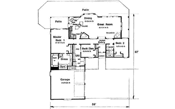 main floor house blueprint