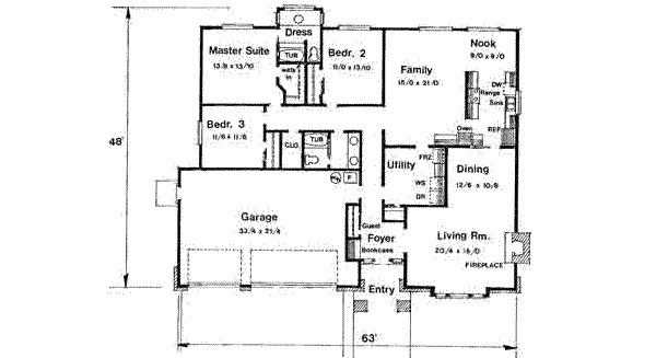 main floor house blueprint