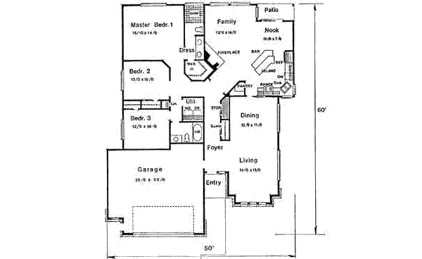 main floor house blueprint