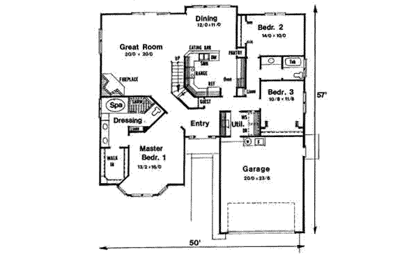 main floor house blueprint