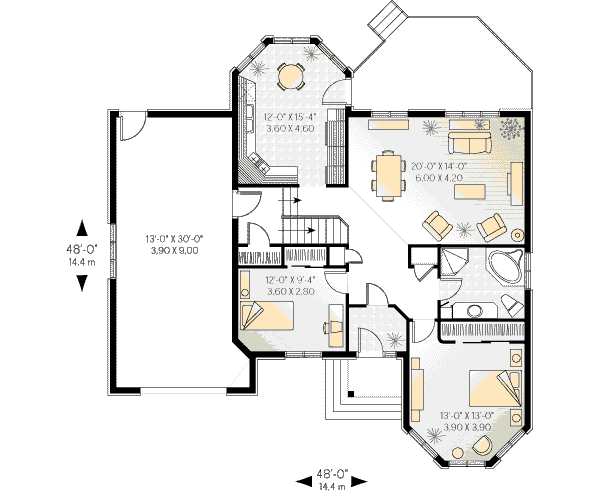 main floor house blueprint