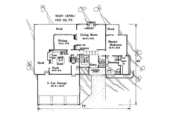 main floor house blueprint