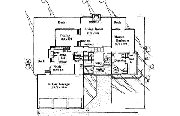 main floor house blueprint