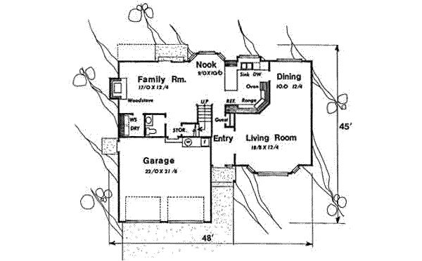 main floor house blueprint