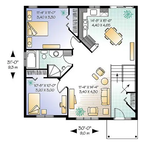 main floor house blueprint