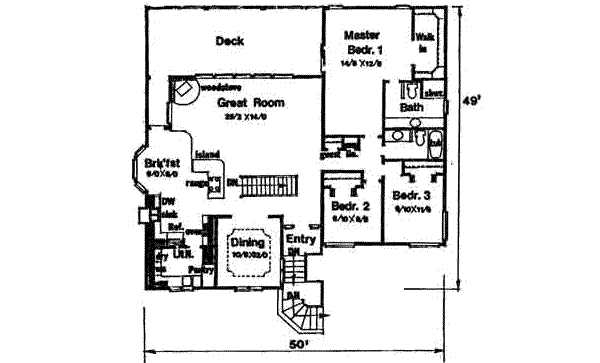 main floor house blueprint