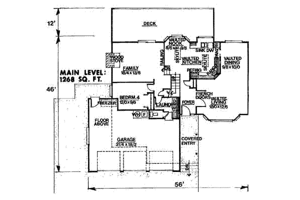 main floor house blueprint