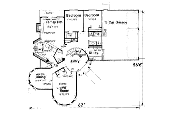 main floor house blueprint