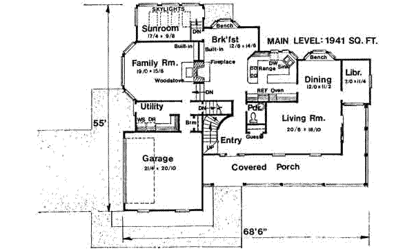 main floor house blueprint