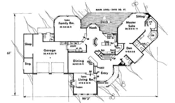 main floor house blueprint