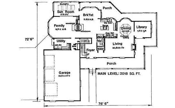 main floor house blueprint