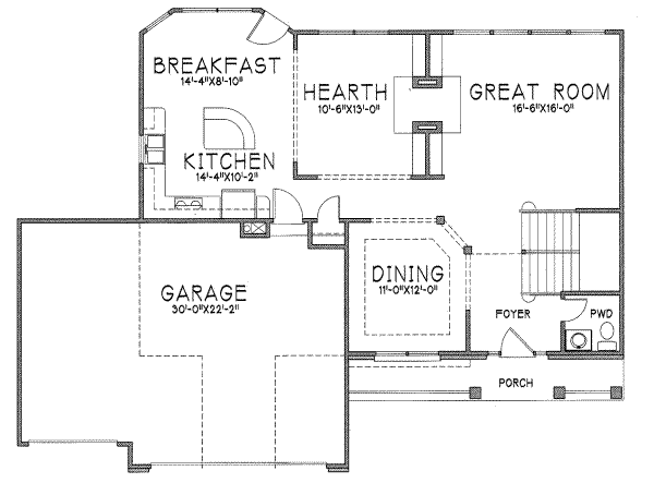 main floor house blueprint