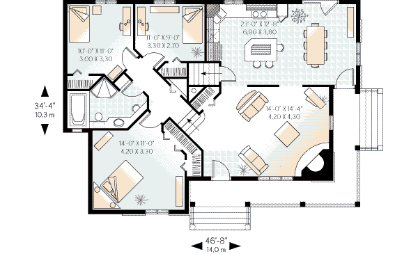 main floor house blueprint
