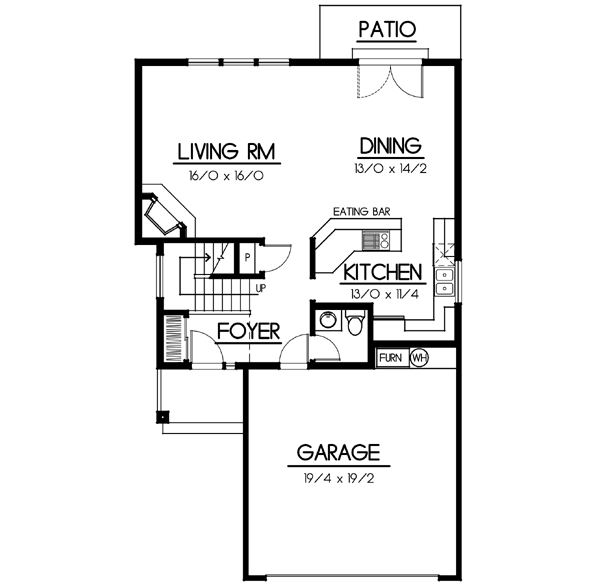 main floor house blueprint