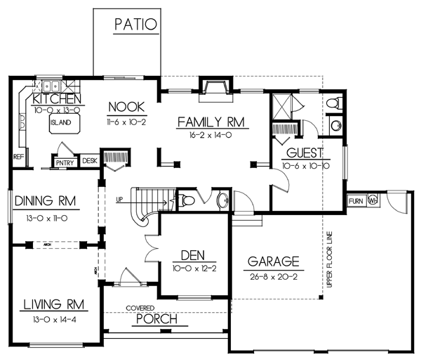 main floor house blueprint