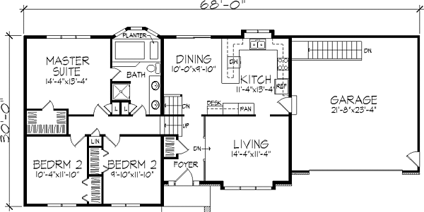 main floor house blueprint