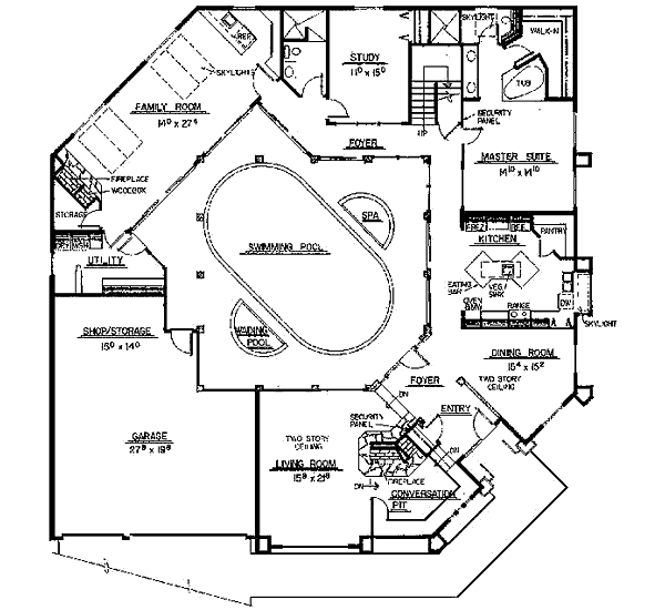 main floor house blueprint
