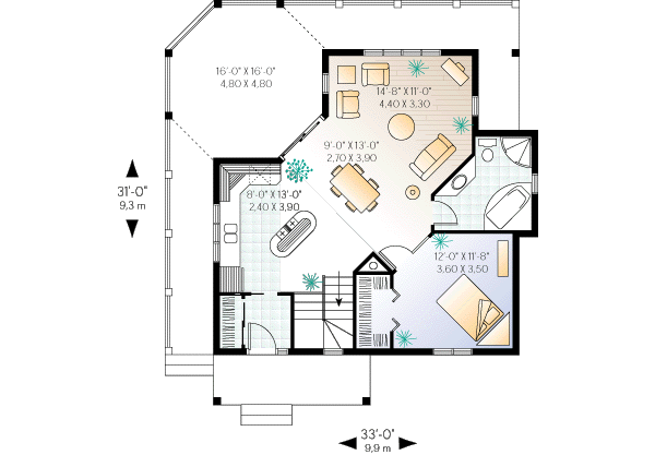 main floor house blueprint