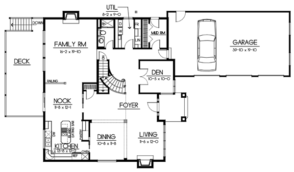 main floor house blueprint