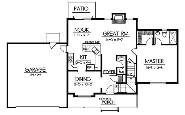 main floor house blueprint