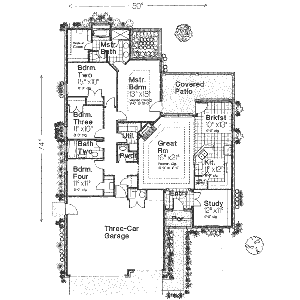main floor house blueprint