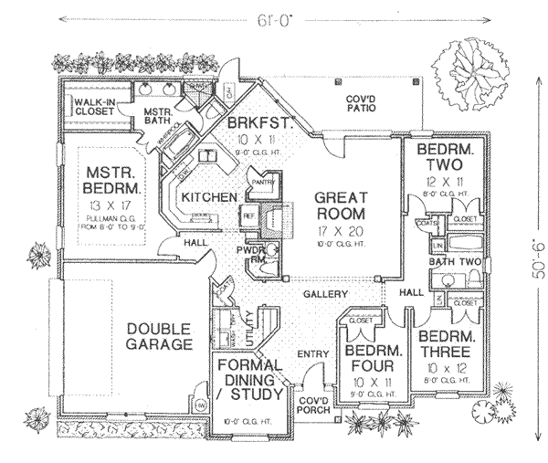 main floor house blueprint