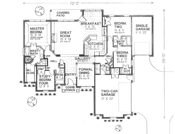 main floor house blueprint
