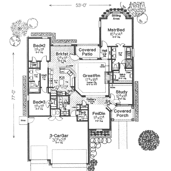 main floor house blueprint