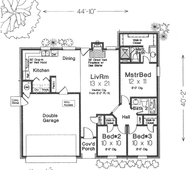 main floor house blueprint