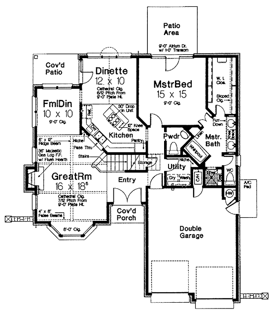 main floor house blueprint