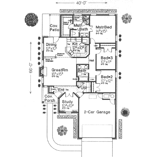 main floor house blueprint
