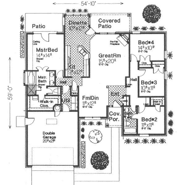 main floor house blueprint