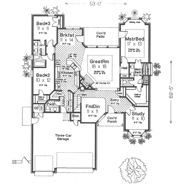 main floor house blueprint