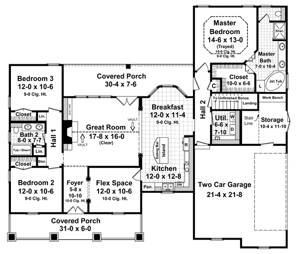 main floor house blueprint