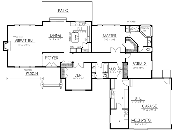 main floor house blueprint