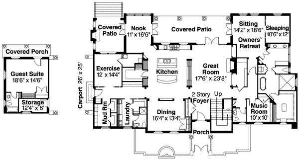 main floor house blueprint