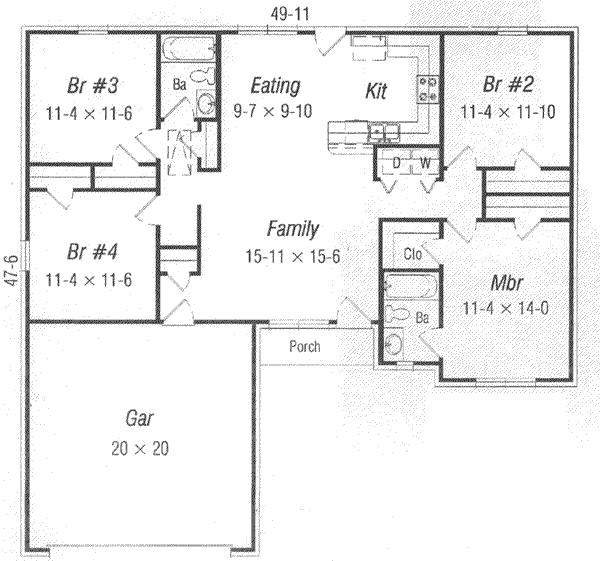 main floor house blueprint
