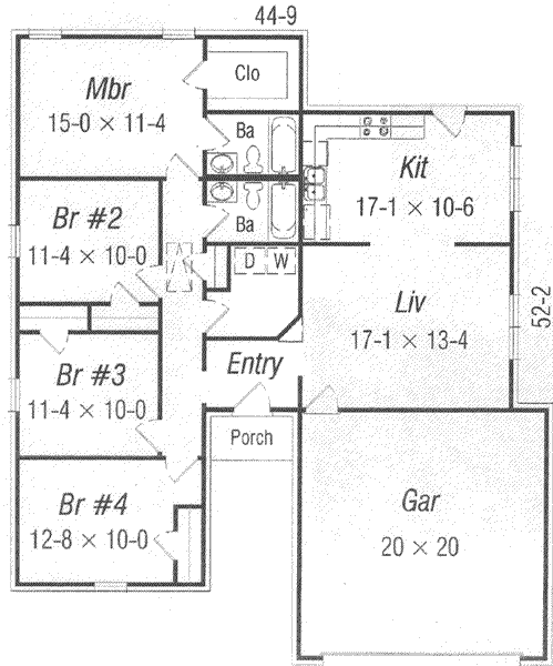 main floor house blueprint