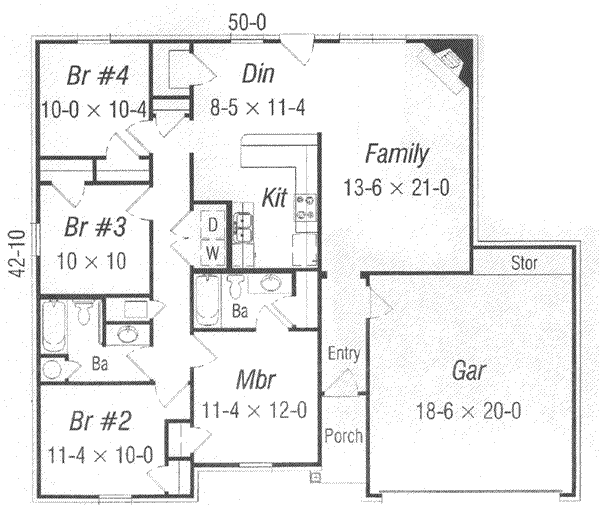 main floor house blueprint