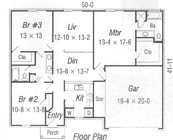 main floor house blueprint