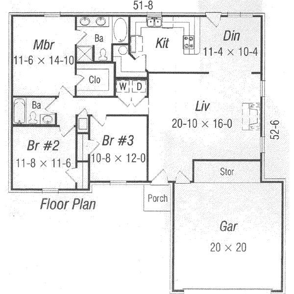 main floor house blueprint